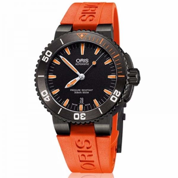 ORIS AQUIS DATE ORANGE 01 733 7653 4259 RS